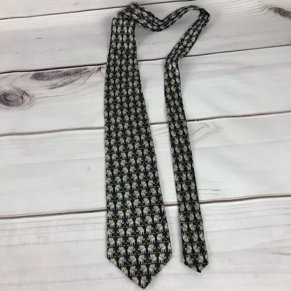 Museum Artifacts GOP Elephant Necktie
